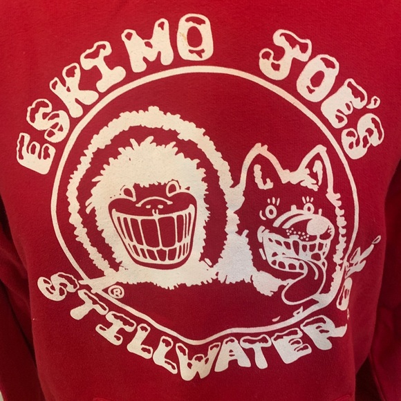 Eskimo Joe’s Red Hoodie Size Large - Picture 3 of 5